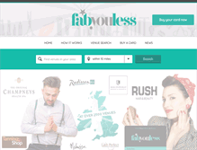 Tablet Screenshot of fabyouless-card.com